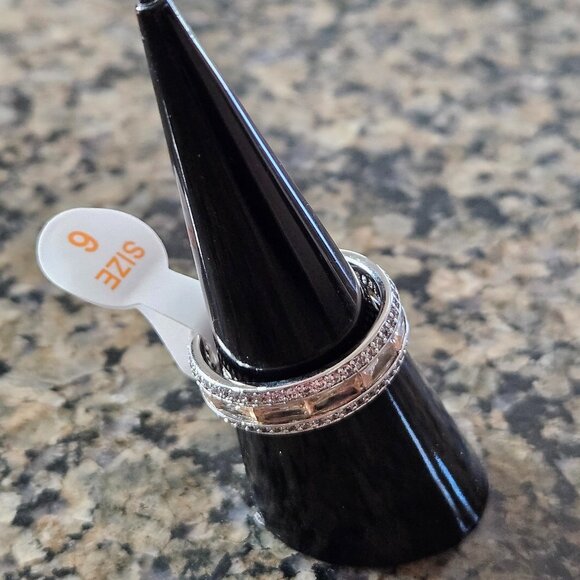 Bomb Party RBP7178 "The Juliet Ring" Smokey Topaz Cubic Zirconia Sz 6 - Picture 3 of 5